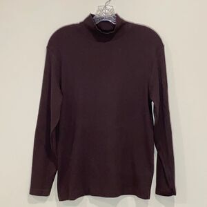 Kim Rogers Sport Turtleneck Long Sleeve Top. Size Medium